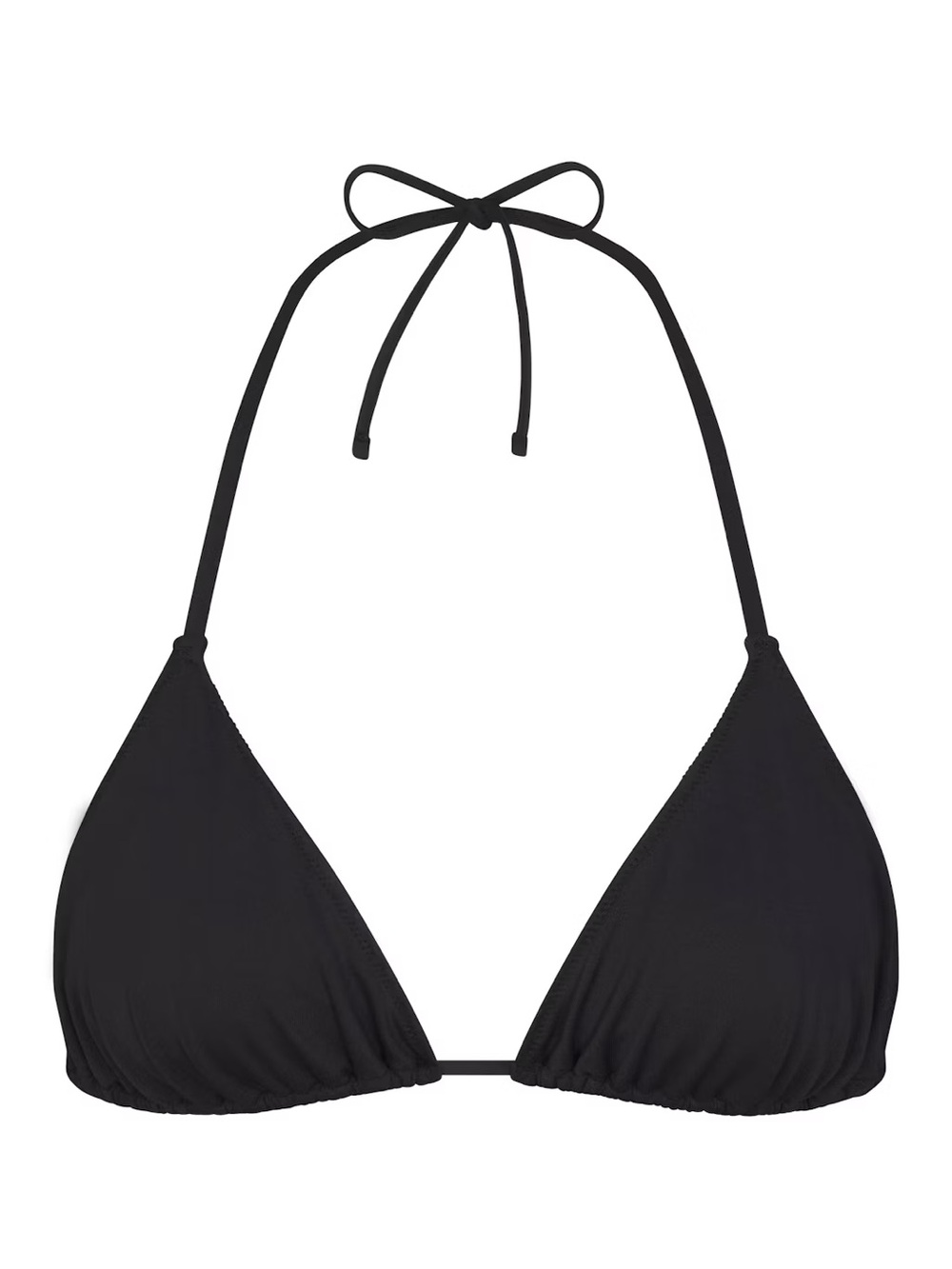 SKIMS Black Triangle Bikini Top